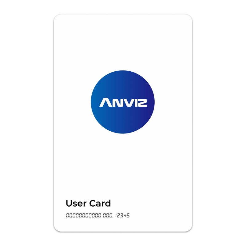 ANVIZ 10 Pack Proximity RFID Card, 125kHz EM Card, Time Clock Card, Employee Badge, Keyless Access Control, for Clock in and Out and Access Control System, Read only(3.3" x 2.1"), Card - Image 1